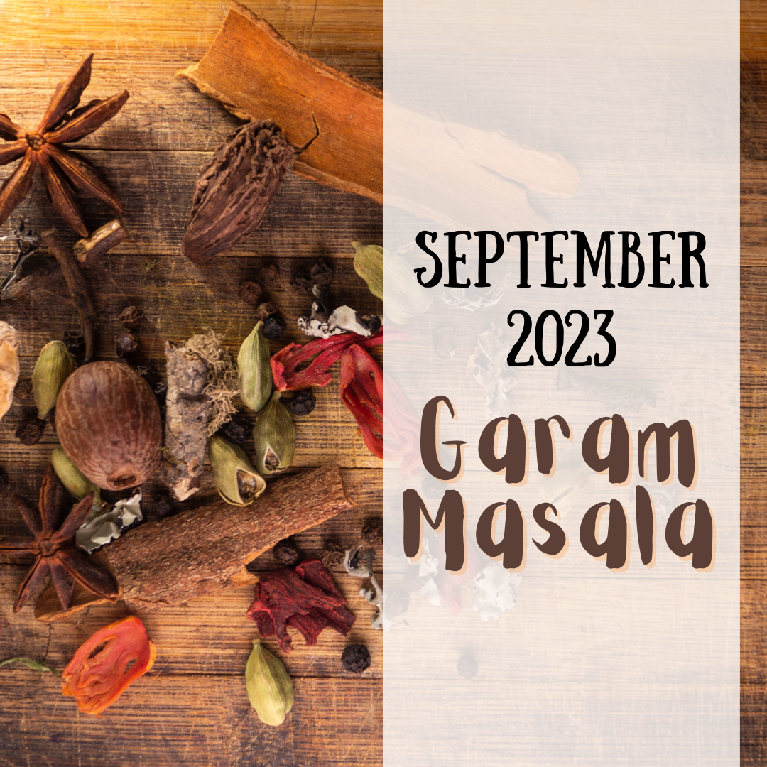September 2023 spice club is garam masala