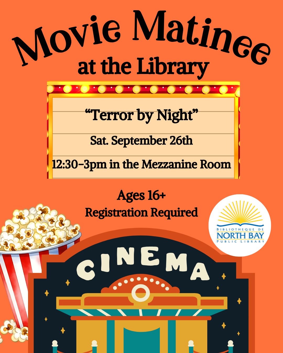 Movie Matinee at the Library - Sherlock Holmes: Terror By Night