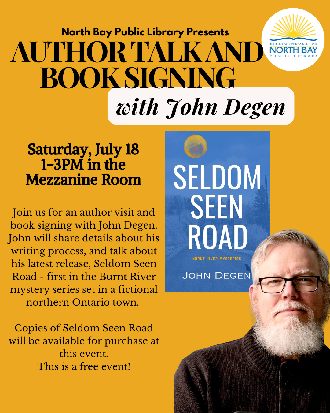 Author Talk with John Degen