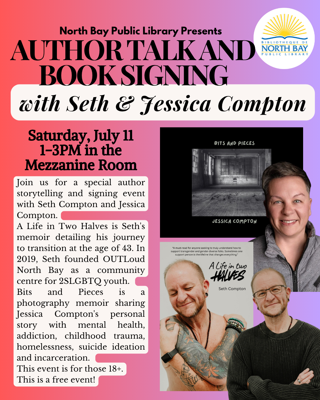 Book Launch with Seth and Jessica Compton 