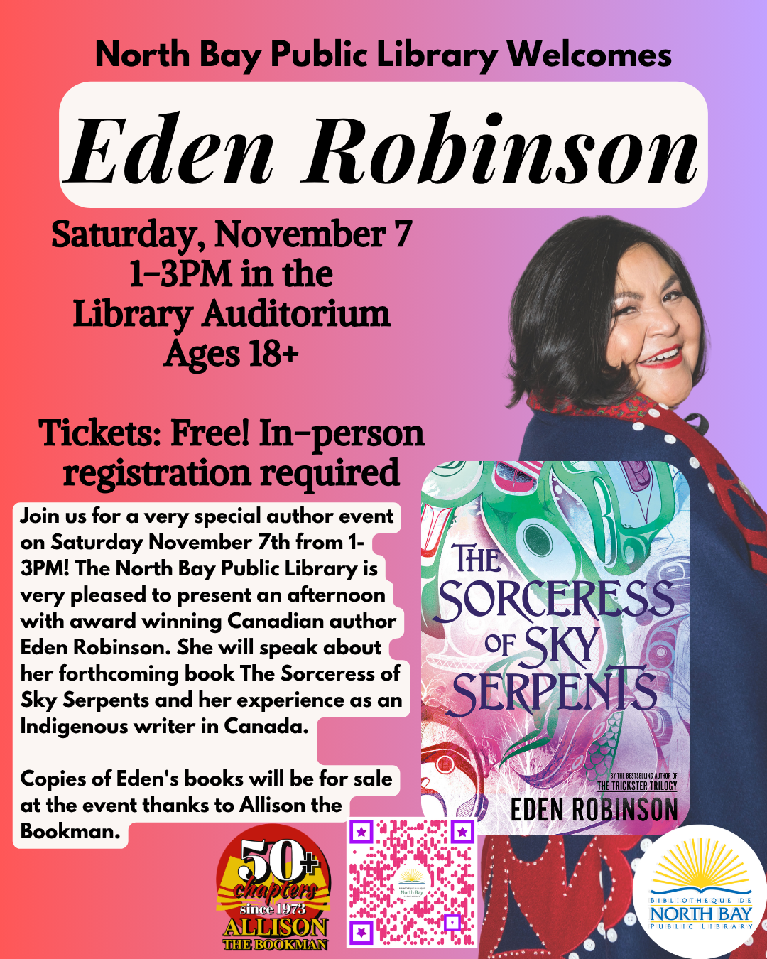 An Afternoon with Eden Robinson