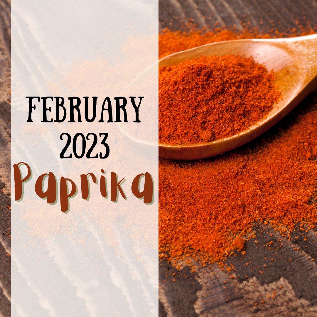 February 2023 spice club is paprika