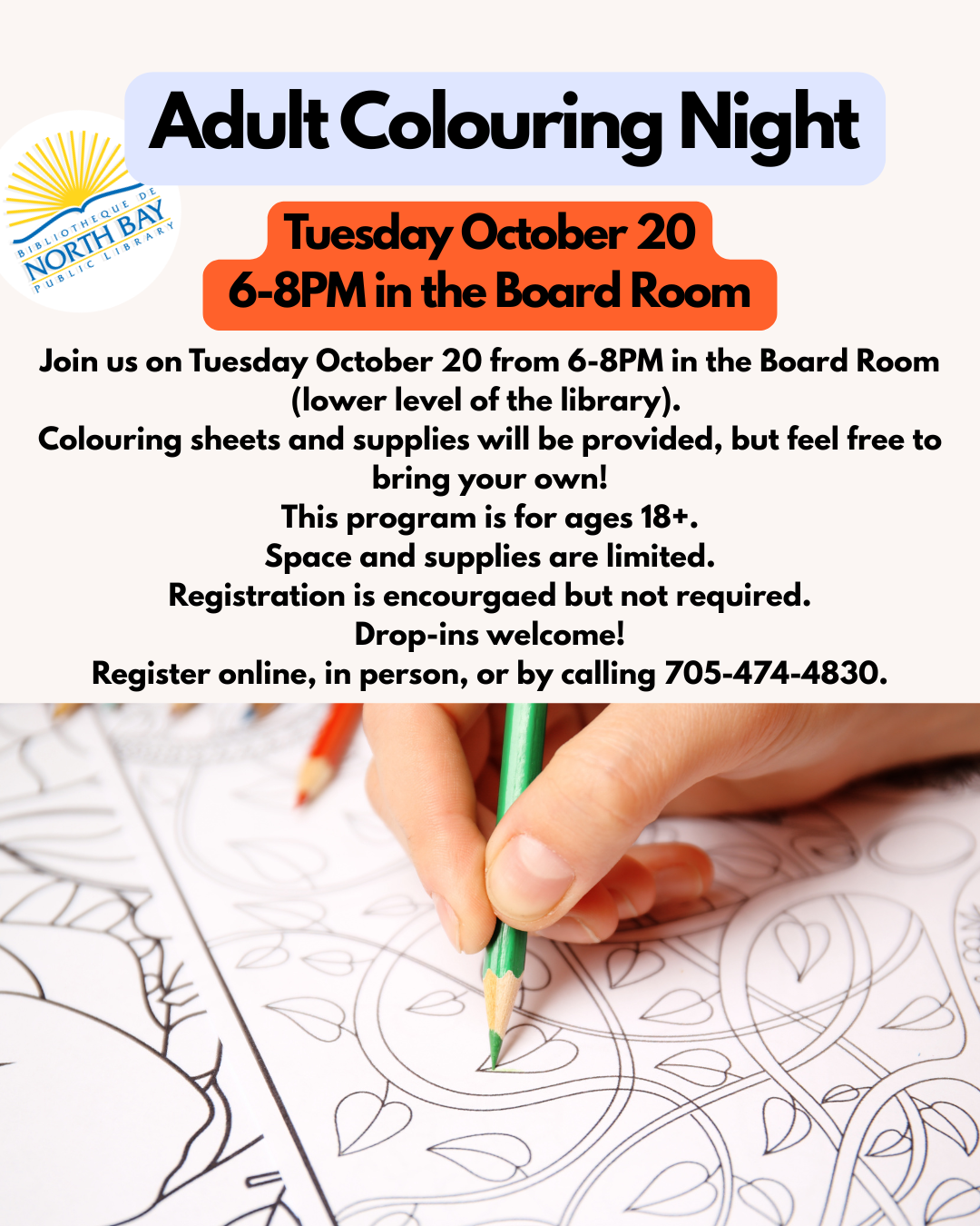 Adult Colouring Night