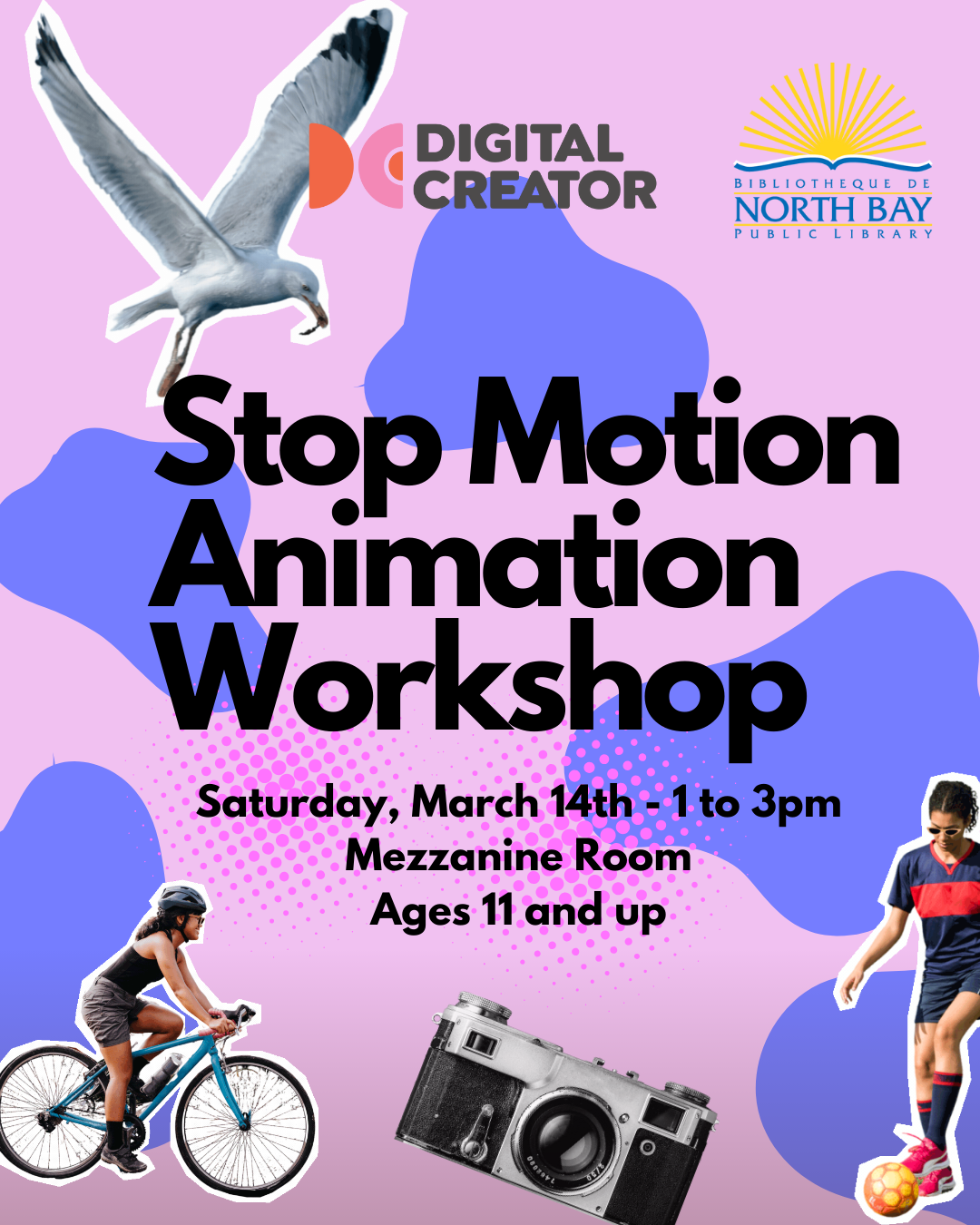 Stop Motion Workshop with Digital Creator North Bay