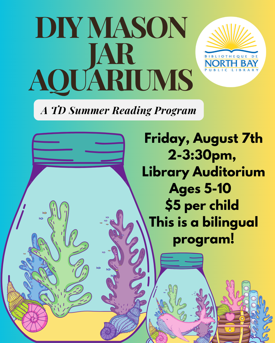 DIY Mason Jar Aquariums