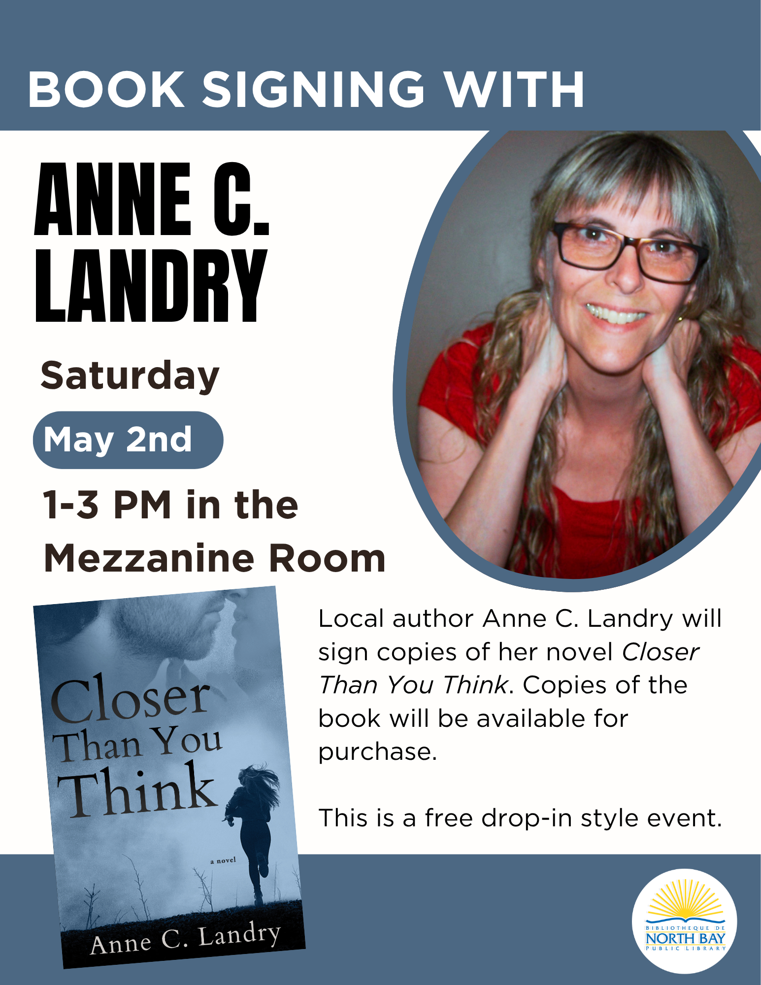 Book signing with Anne C. Landry