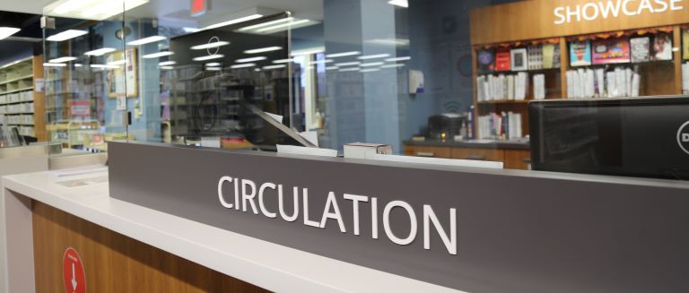 circulation desk