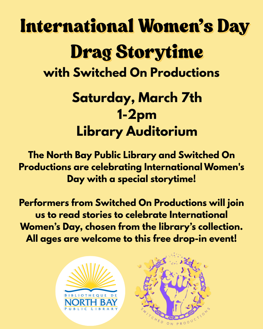 International Women's Day Drag Storytime