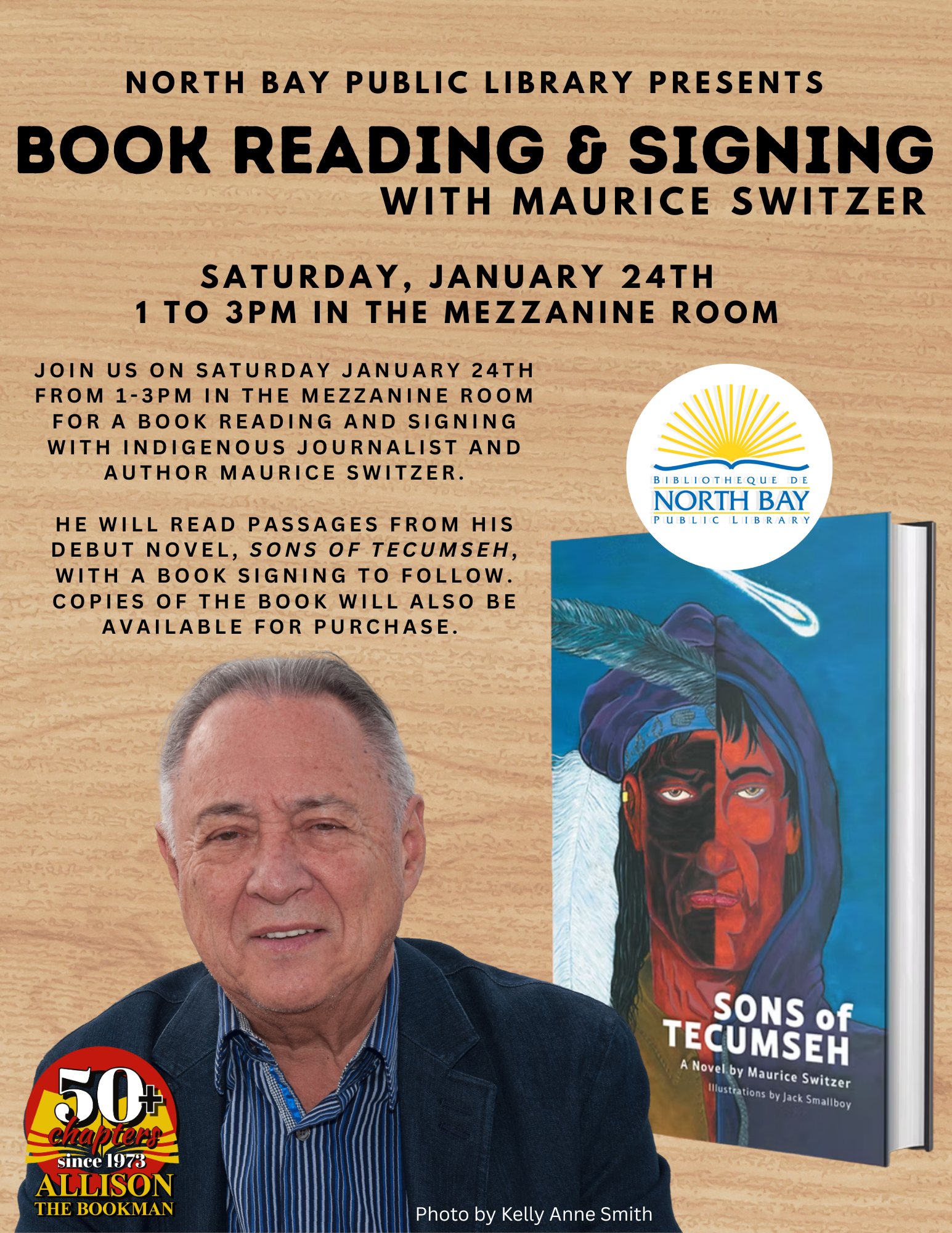 Book Reading and Signing with Maurice Switzer