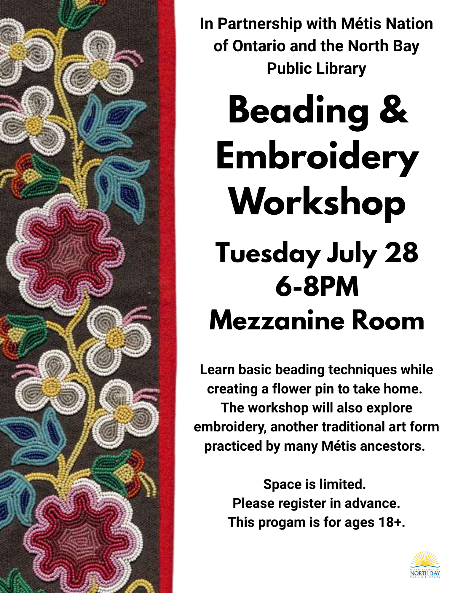 Metis Beading and Embroidery workshop