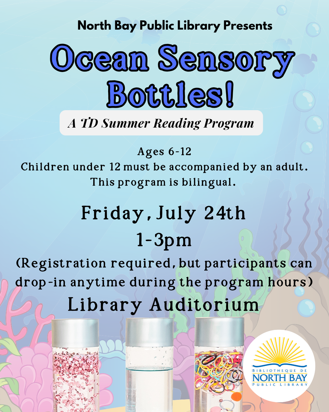 Ocean Sensory Bottles