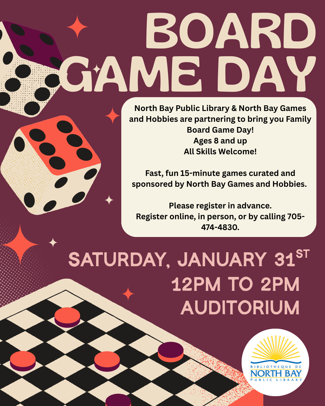Board Game Day with North Bay Games & Hobbies