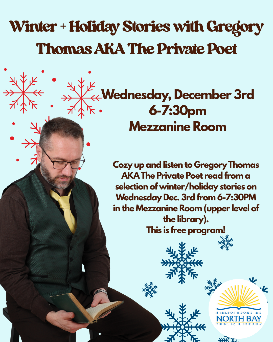 Winter stories with Gregory Thomas AKA the Private Poet