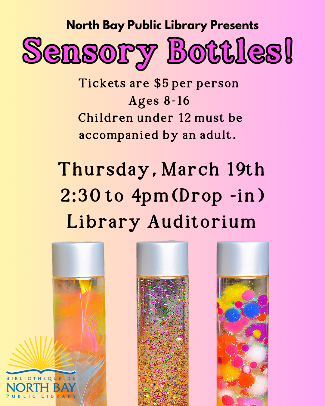 Sensory Bottles workshop