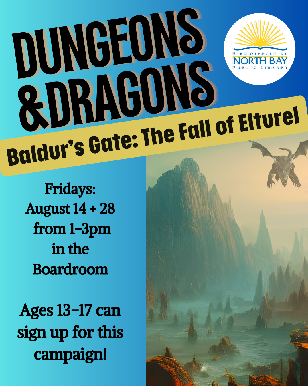 Teen D&D: Baldur's Gate: the fall of Eltruel