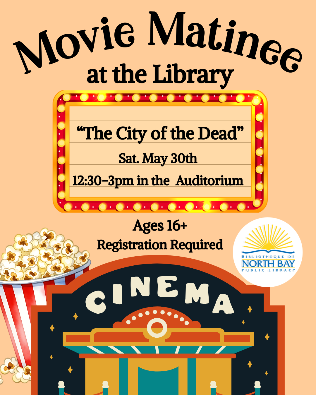 Movie Matinee at the library - The City of the Dead