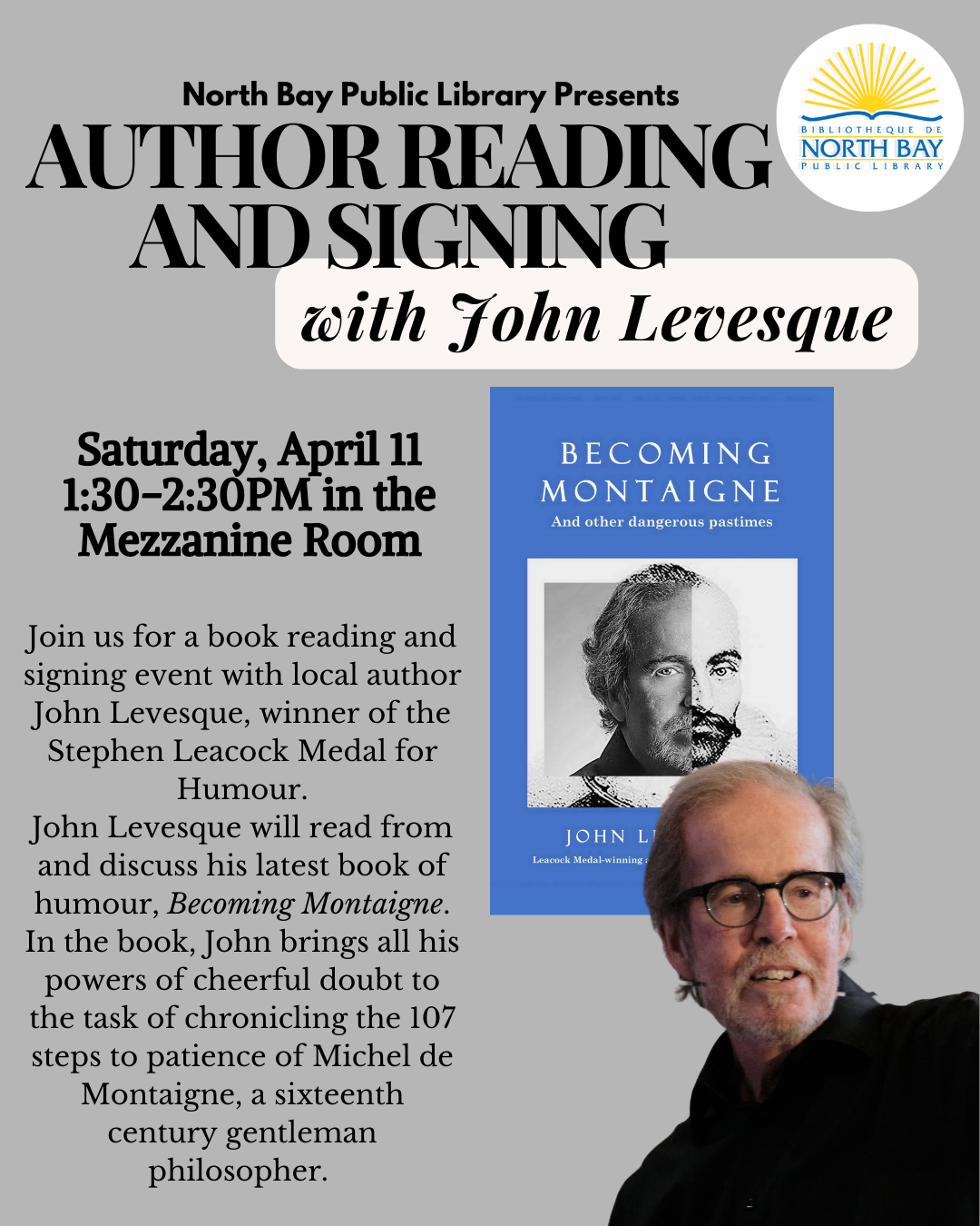 Author event with John Levesque