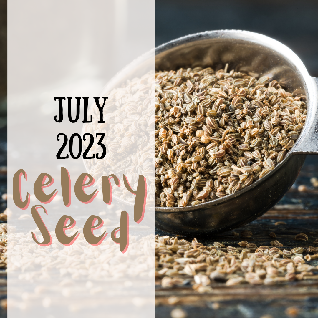 July 2023 spice club is celery seed