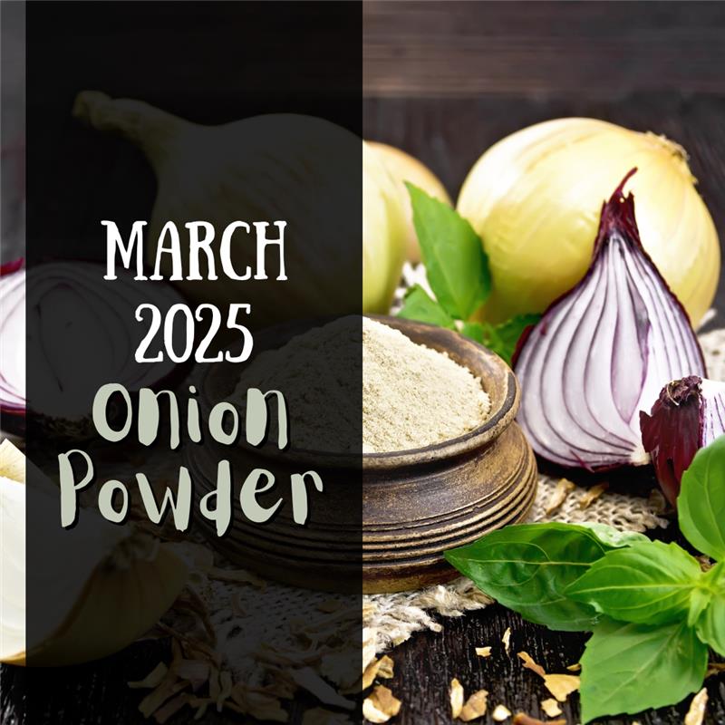 March 2025 Spice club onion powder
